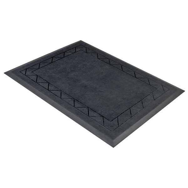 Comfort Zone Black Anti-Fatigue Floor Mat 28"W x 36"L