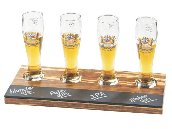 Bamboo 2-1/4" Write-On Tray Beer Flight