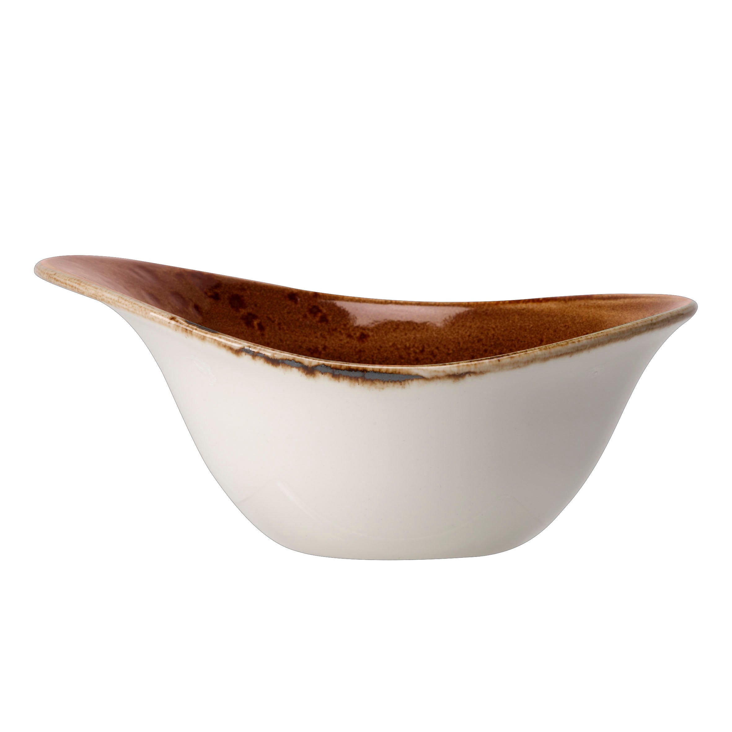 Bowl L 5.0" W 3.75" (4.0 Oz) Craft Terracott