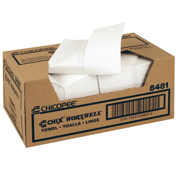 Chicopee DuraWipe 13"x15" White