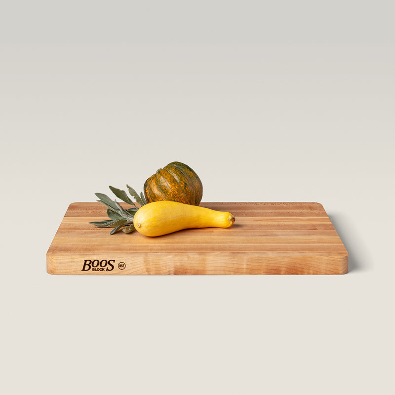Chop-N-Slice Cutting Board, 20"W x 15"D x 1-1/4", Northern Hard Rock Maple