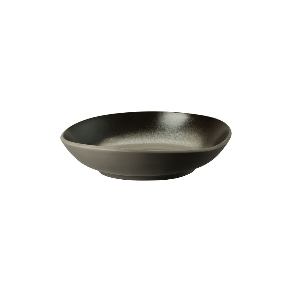 Soup Plate, 22 oz., 8-2/3" x 8-1/4", round/free form, Junto, slate grey