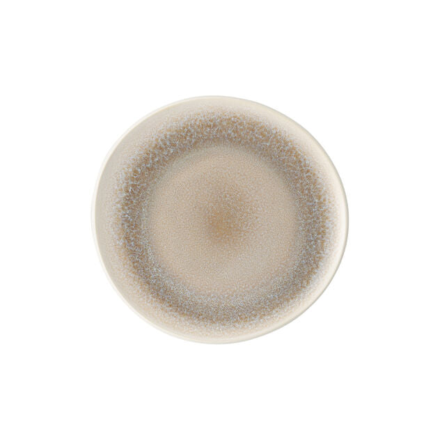 Plate, 8-5/8" x 8-1/4", round/free form, Junto, Stoneware Dune
