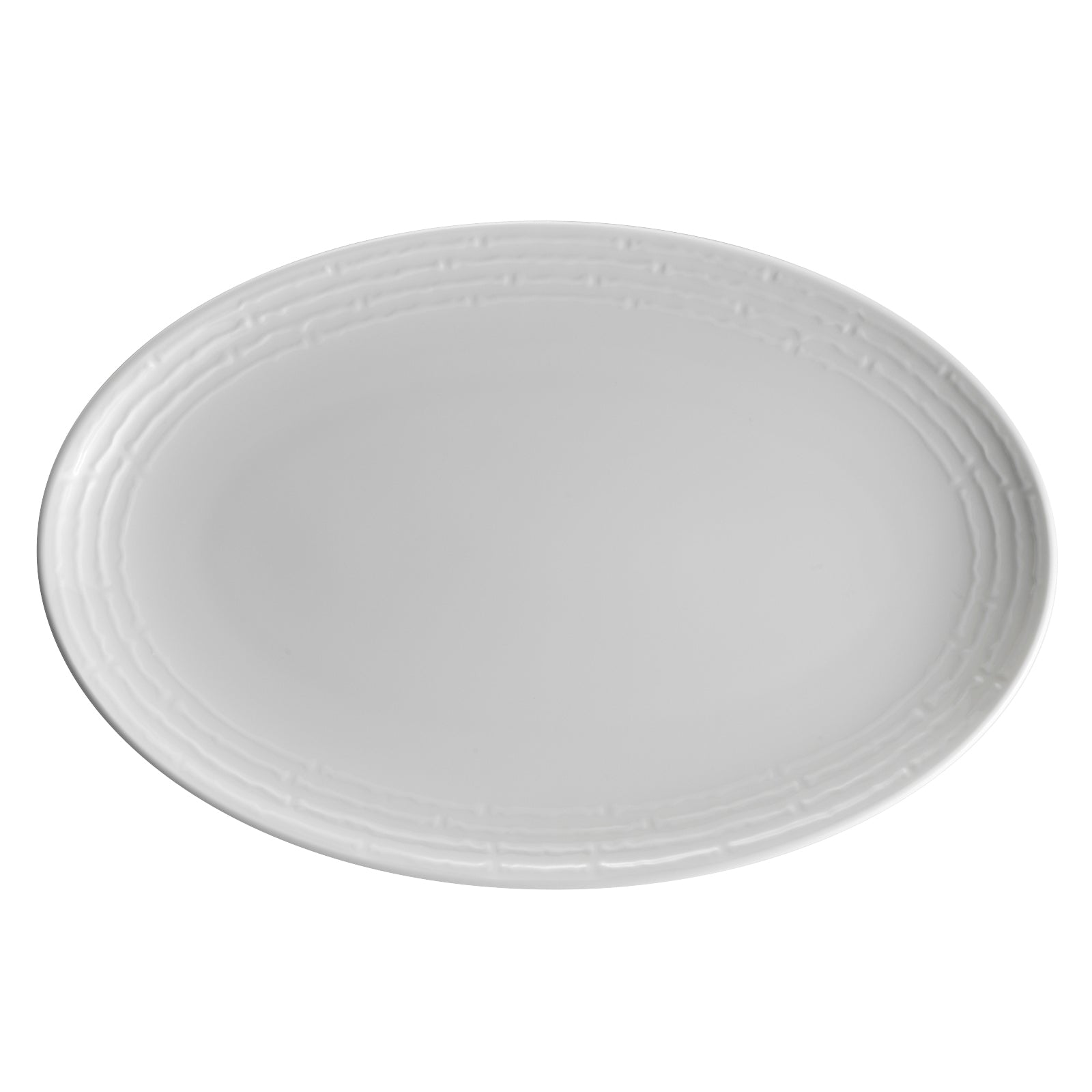 Oval Platter L 11.5" Rattan