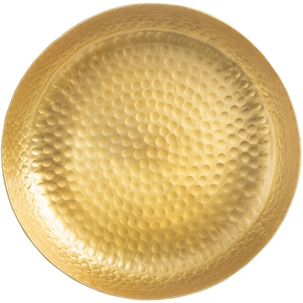 8.5" Round Platter - Aluminum, Gold