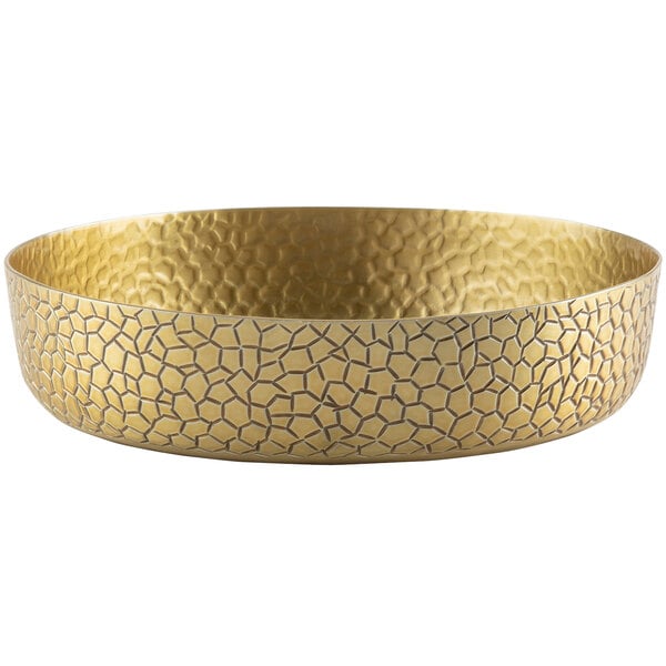 8.5" Round Platter - Aluminum, Gold