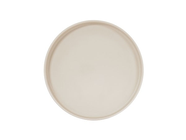 12" Ivory Round Melamine Hudson Plate