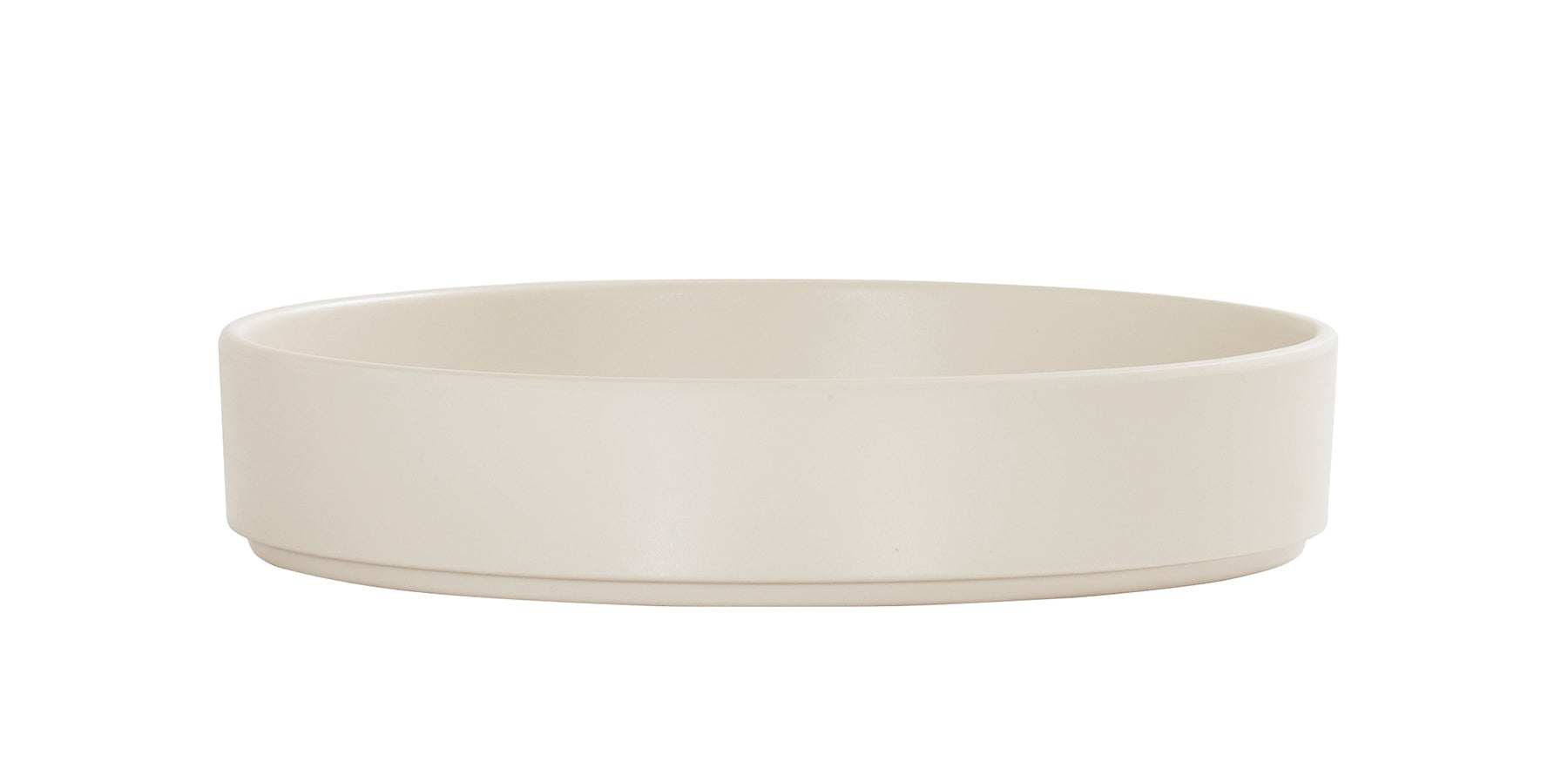 6" Ivory Round Melamine Hudson Plate