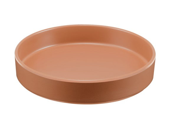 8.25" Terra Cotta Round Melamine Hudson Plate