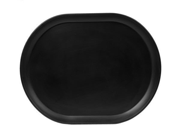 14" Black Melamine Platter
