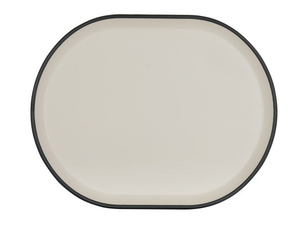 14" Matte Black Melamine Platter