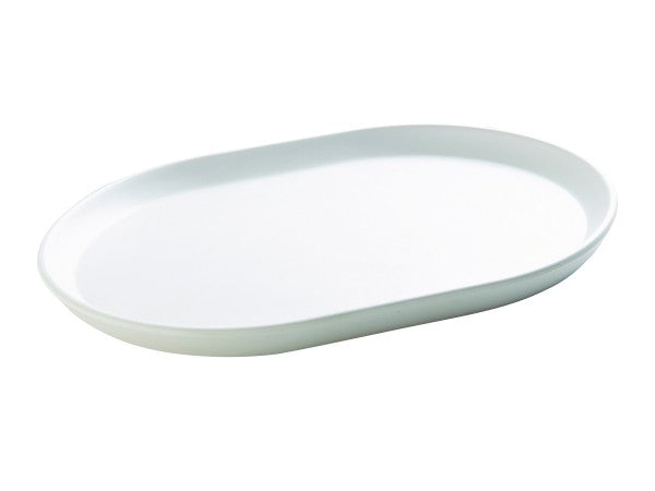 14" White Melamine Platter
