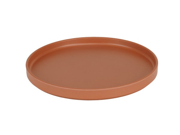 10.25" Terra Cotta Round Melamine Hudson Plate
