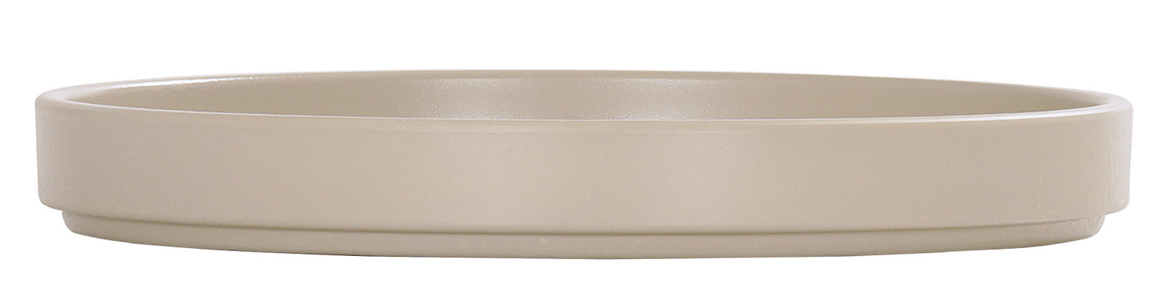 10.25" Taupe Round Melamine Hudson Plate