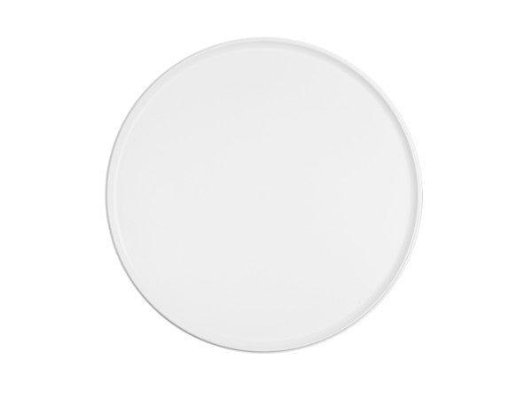 16" White Round Melamine Platter