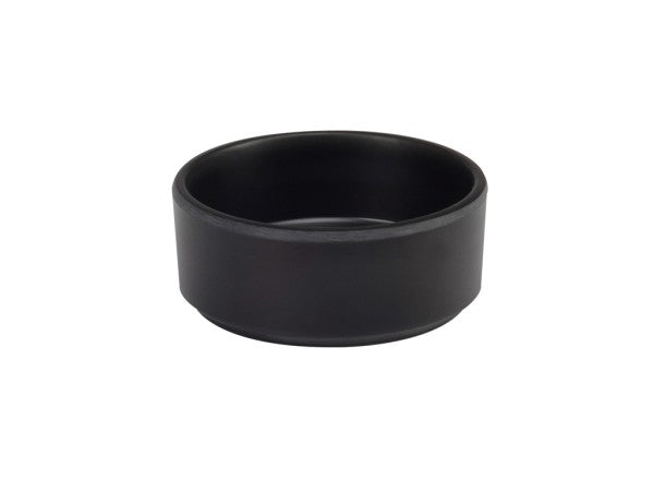 4" Black Round Melamine Ramekin
