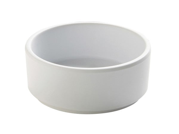 4" White Round Melamine Ramekin