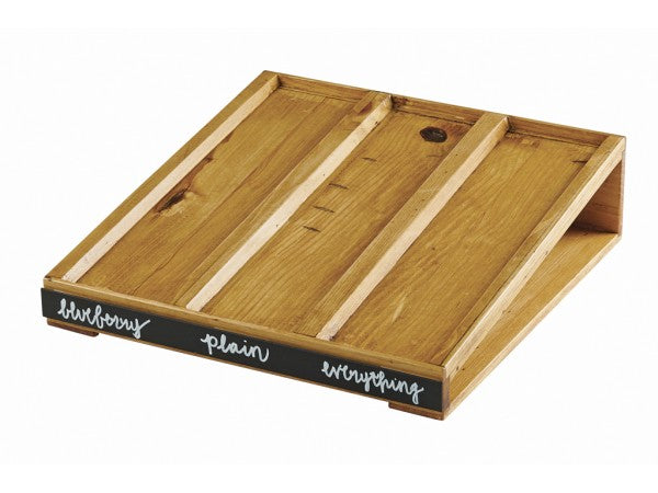 15" Rustic Pine Pine Wood Holder