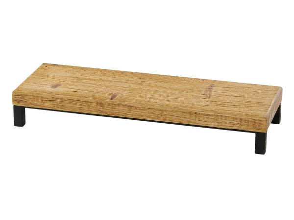 20" Rustic Pine Rectangular Pine Wood Riser