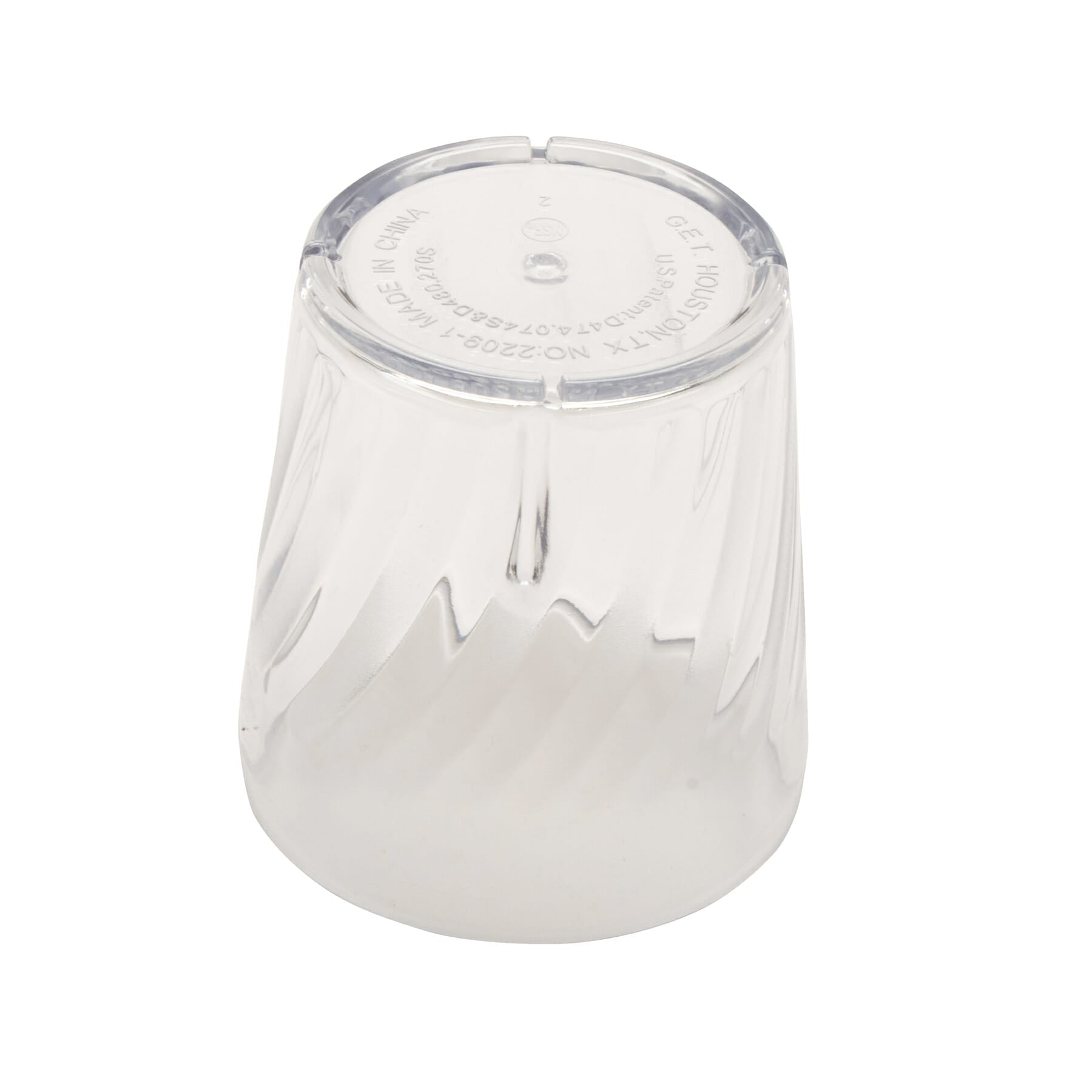 Tahiti™ 9 oz. Textured Plastic Tumbler, Clear