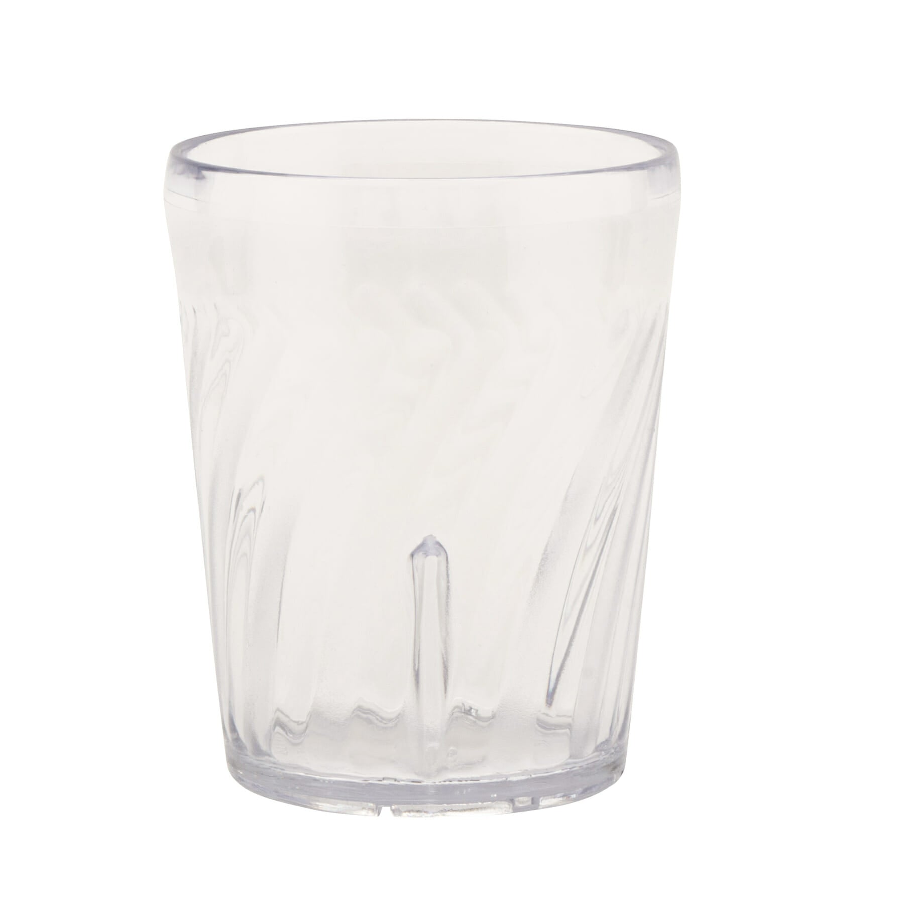 Tahiti™ 12 oz. Textured Plastic Tumbler, Clear, 4-1/4" Tall