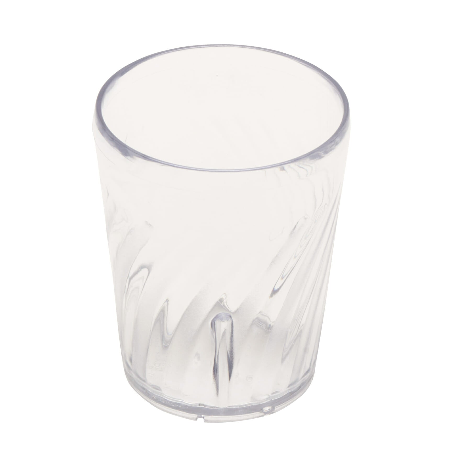 Tahiti™ 12 oz. Textured Plastic Tumbler, Clear, 4-1/4" Tall