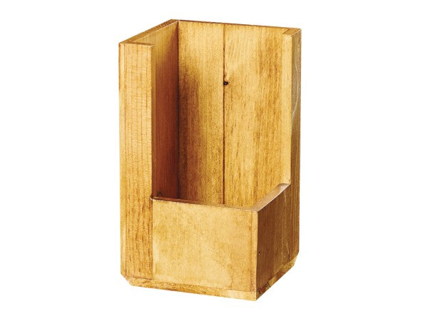 Rustic Pine Pine Wood Holder, Cup & Lid Holder