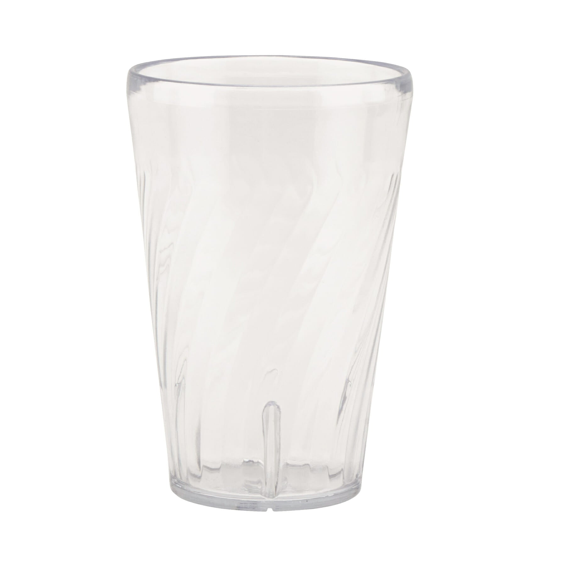 Tahiti™ 12 oz. Textured Plastic Tumbler, Clear, 4-7/8" Tall