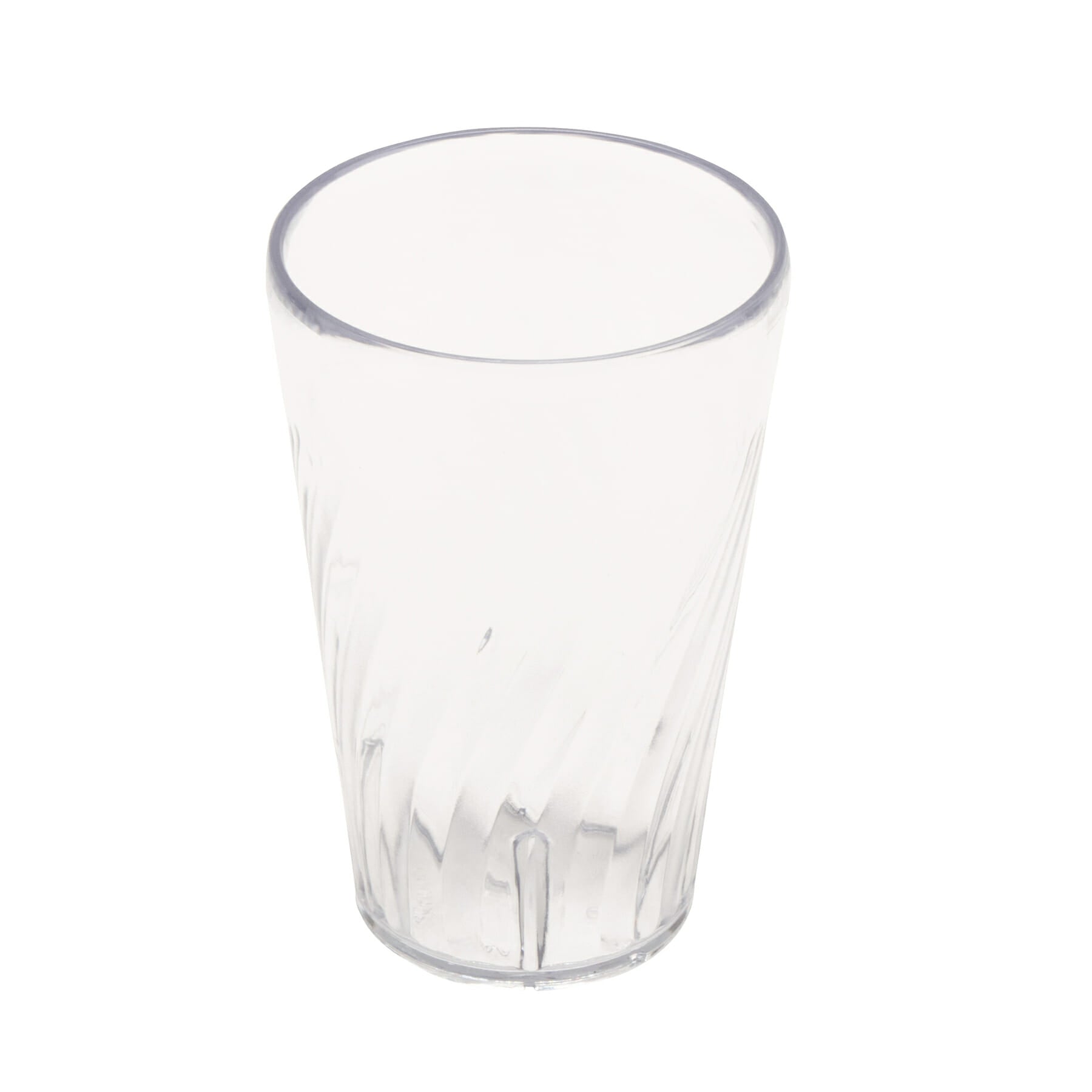 Tahiti™ 12 oz. Textured Plastic Tumbler, Clear, 4-7/8" Tall