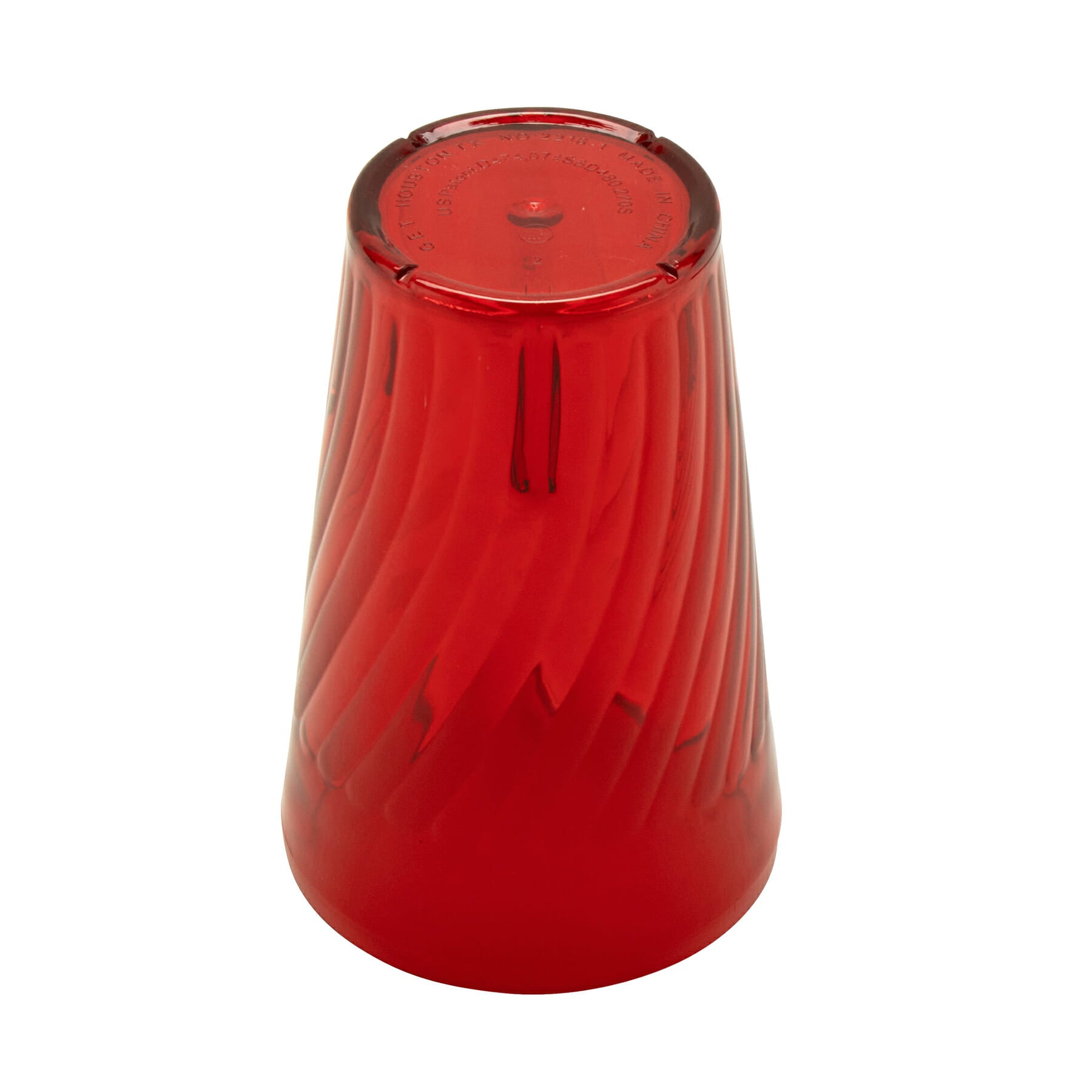 Tahiti™ 16 oz. Textured Plastic Tumbler, Red