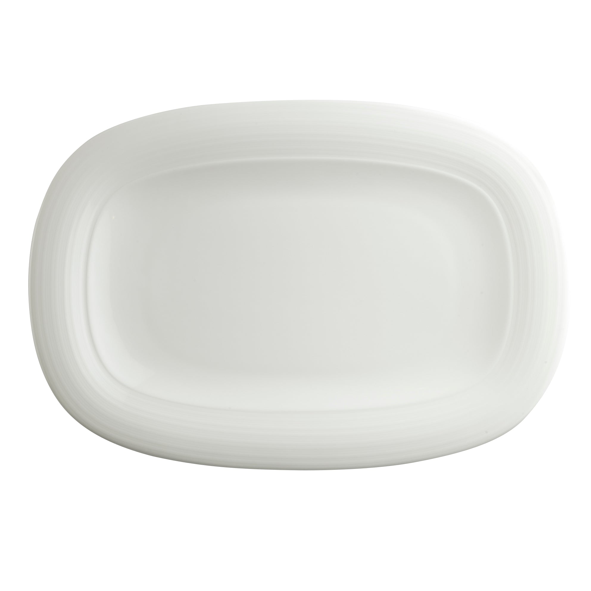 Racetrack Platter L 12.625" W 8.75" Carina