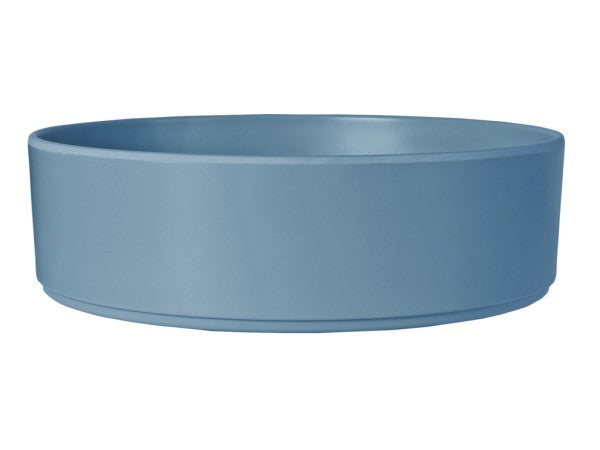 10" Stone Blue Round Deep Bowl