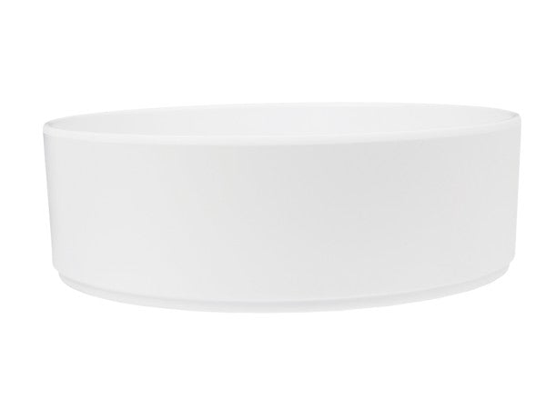 10" White Round Deep Bowl