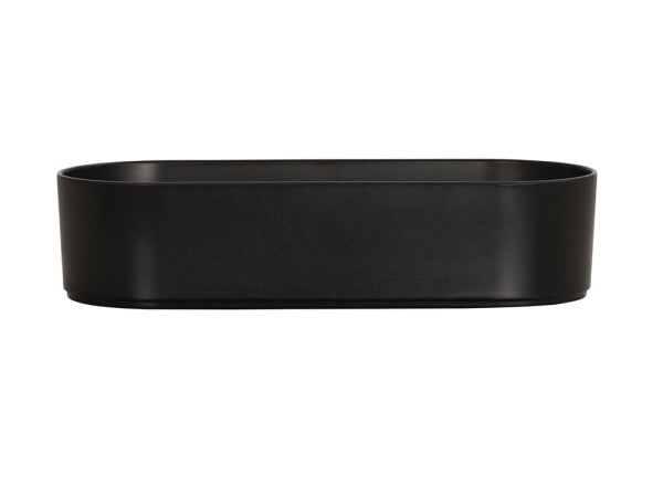 6" Black Oval Deep Bowl