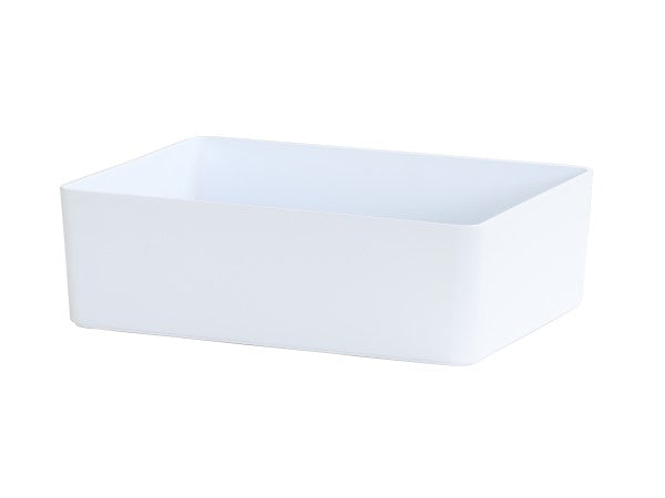 16" White Rectangular Hudson Bowl