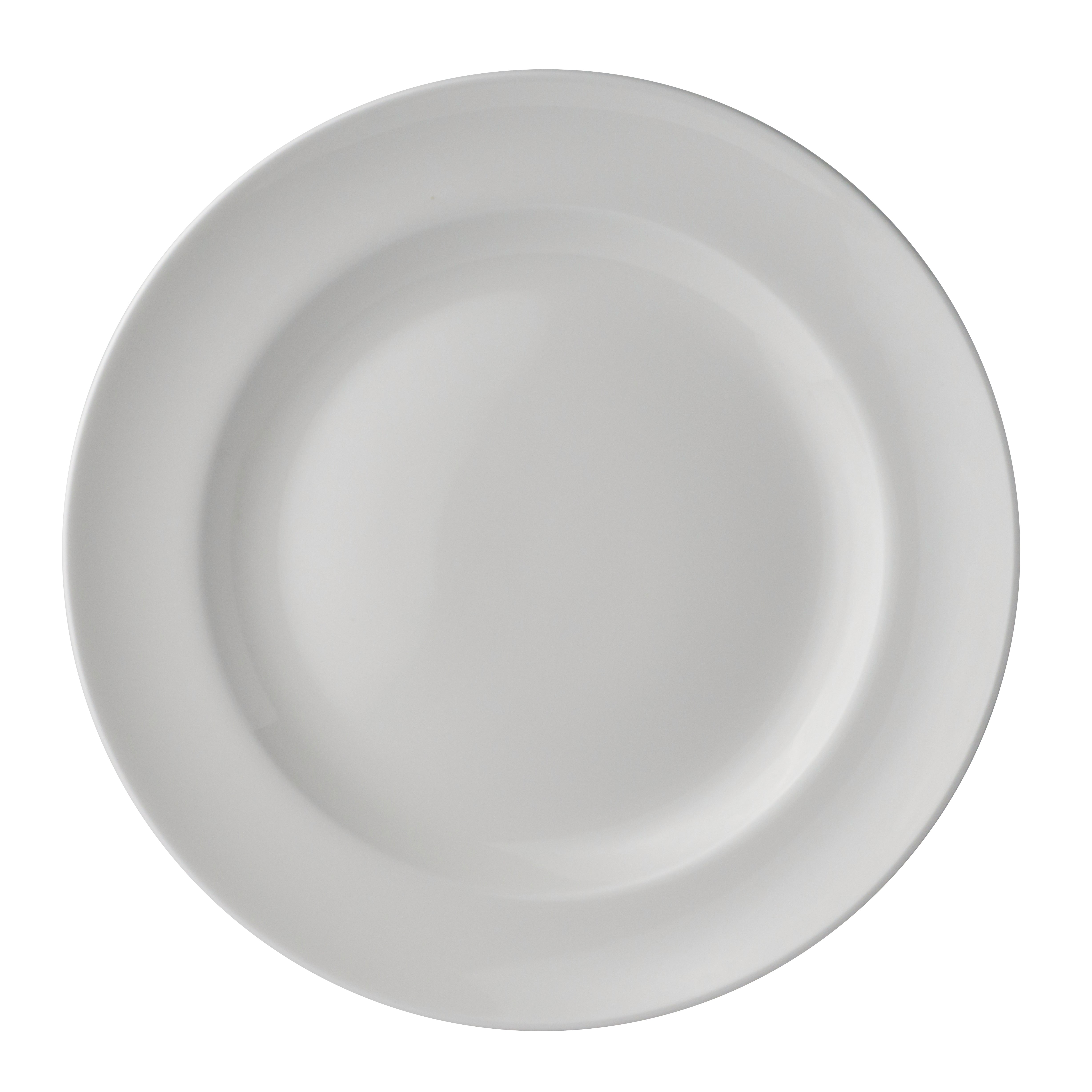 Banquet Rim Plate 11.0" Dia. Foliobone Virtu