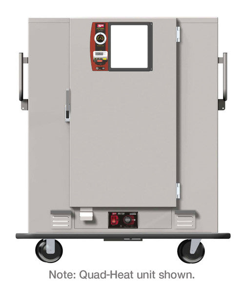 MBQ 120-Plate Heated Banquet Cabinet, Single Door, Compact