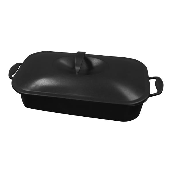 Servella Homestyle Rectangular Induction Buffet Server, Black Finish, 4 Qt