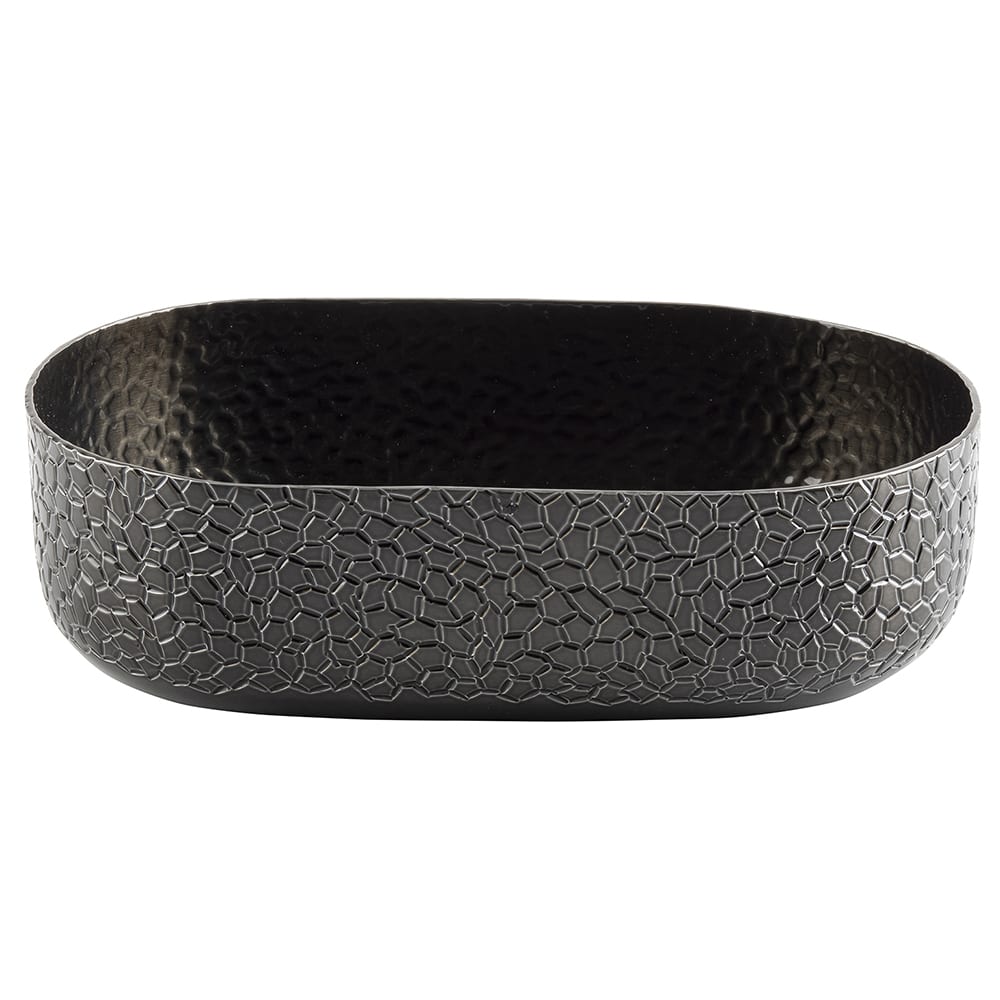 64 oz. Oval Bowl - Aluminum, Black