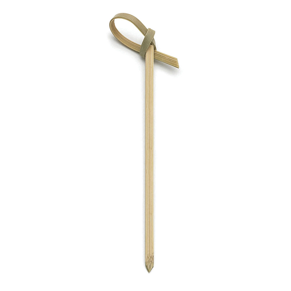 3-1/2" Natural Bamboo Knot Picks 100-Count