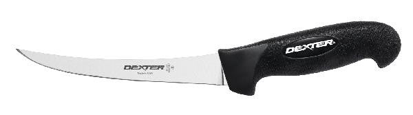SofGrip™ Narrow Curved Boning Knife, 6", Black