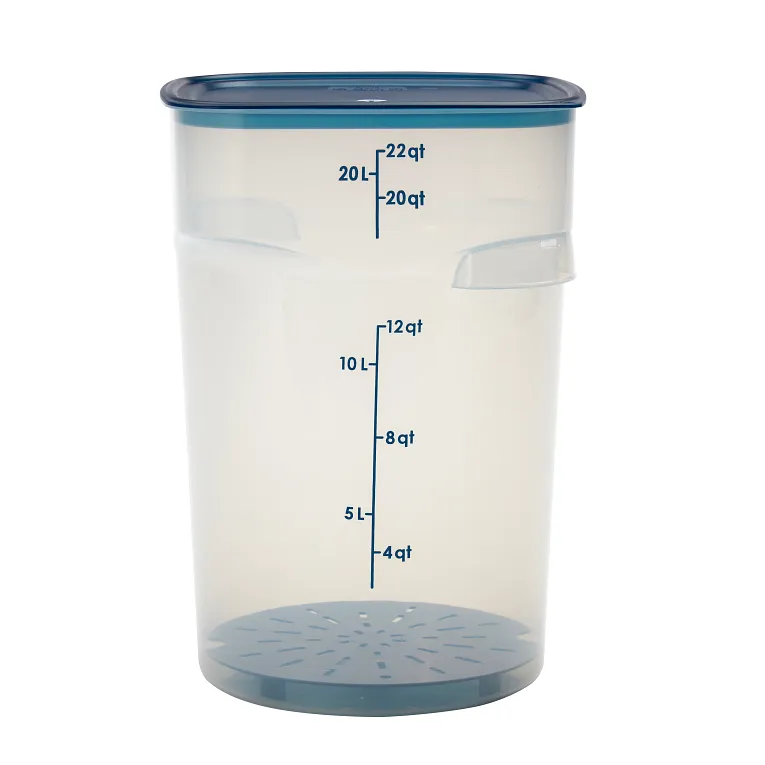 Drain Shelf for 12, 18 & 22 qt. FreshPro Round containers, translucent blue