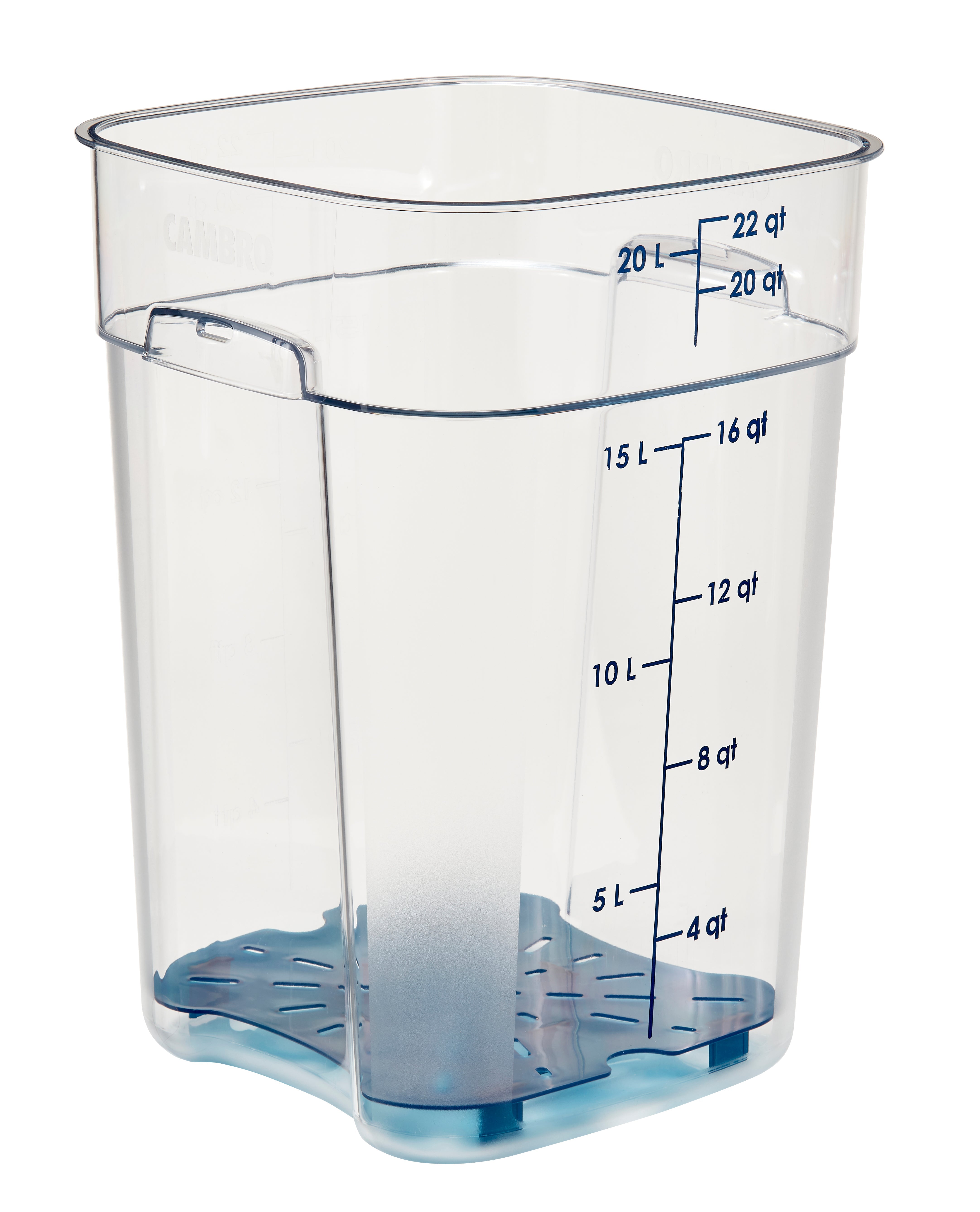 CamSquareÃ‚Â® FreshPro Food Container, 22 qt. , polycarbonate