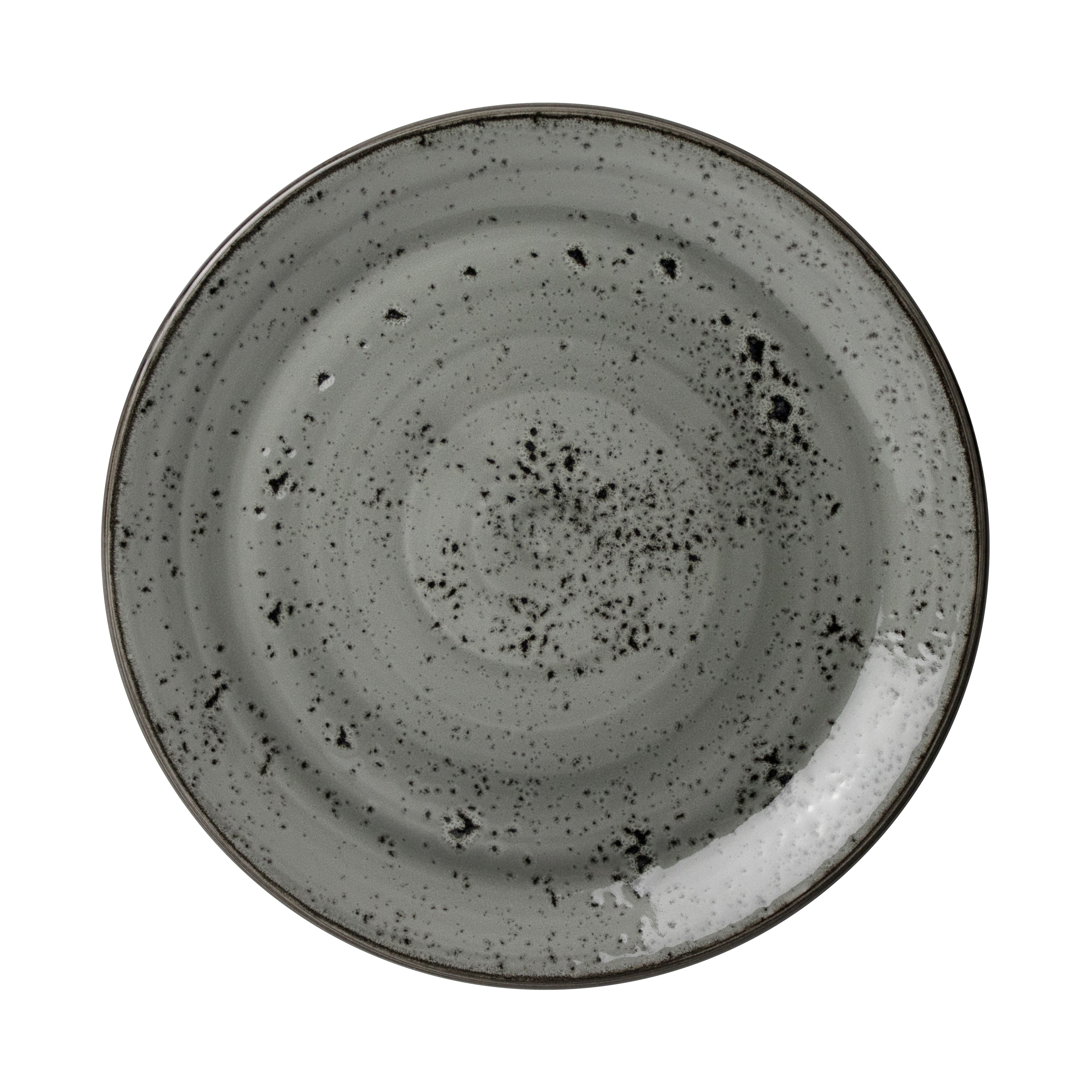 Coupe Plate 8.0" Dia. Urban Smoke