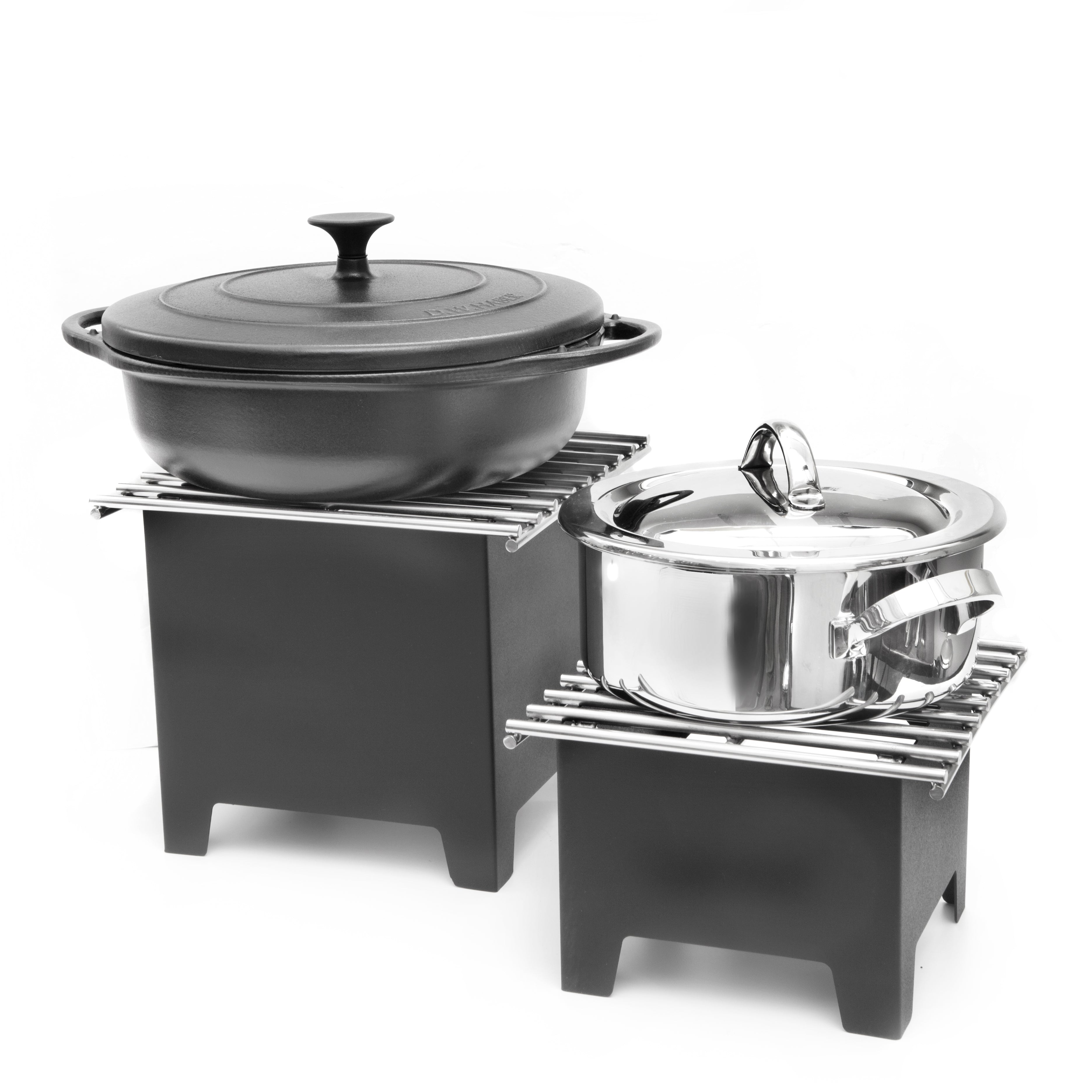 Grill And Riser Box L 9.0" W 9.0" Grill And Riser
