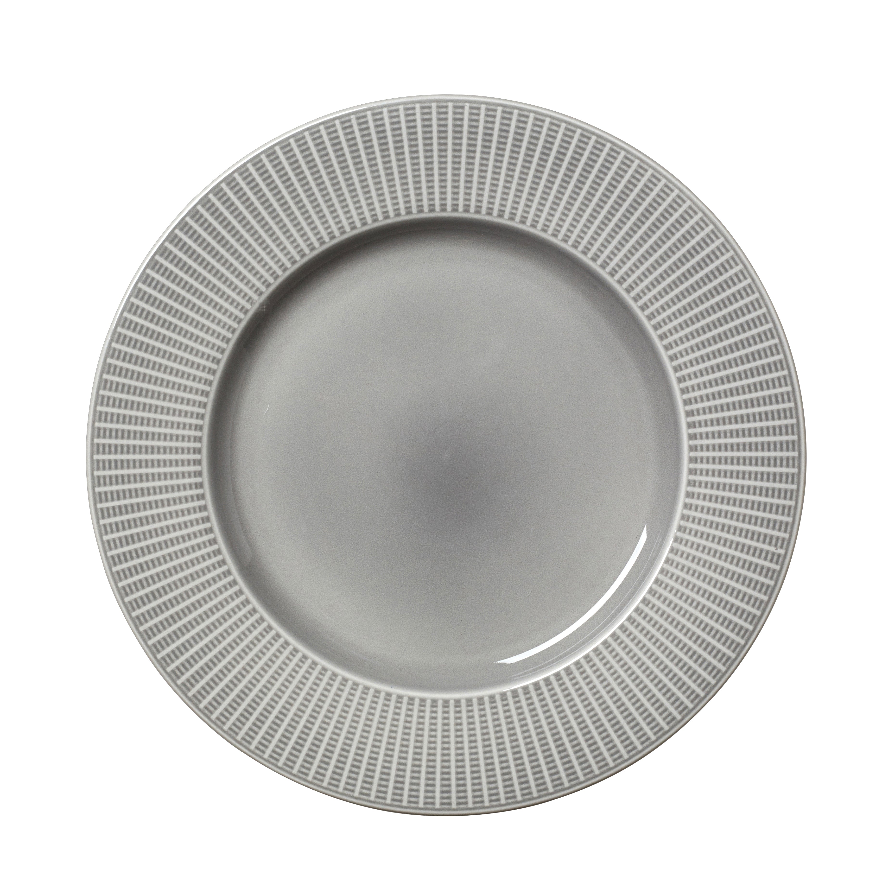 Gourmet Banquet Rim Plate 11.25" Dia. Willow Mist