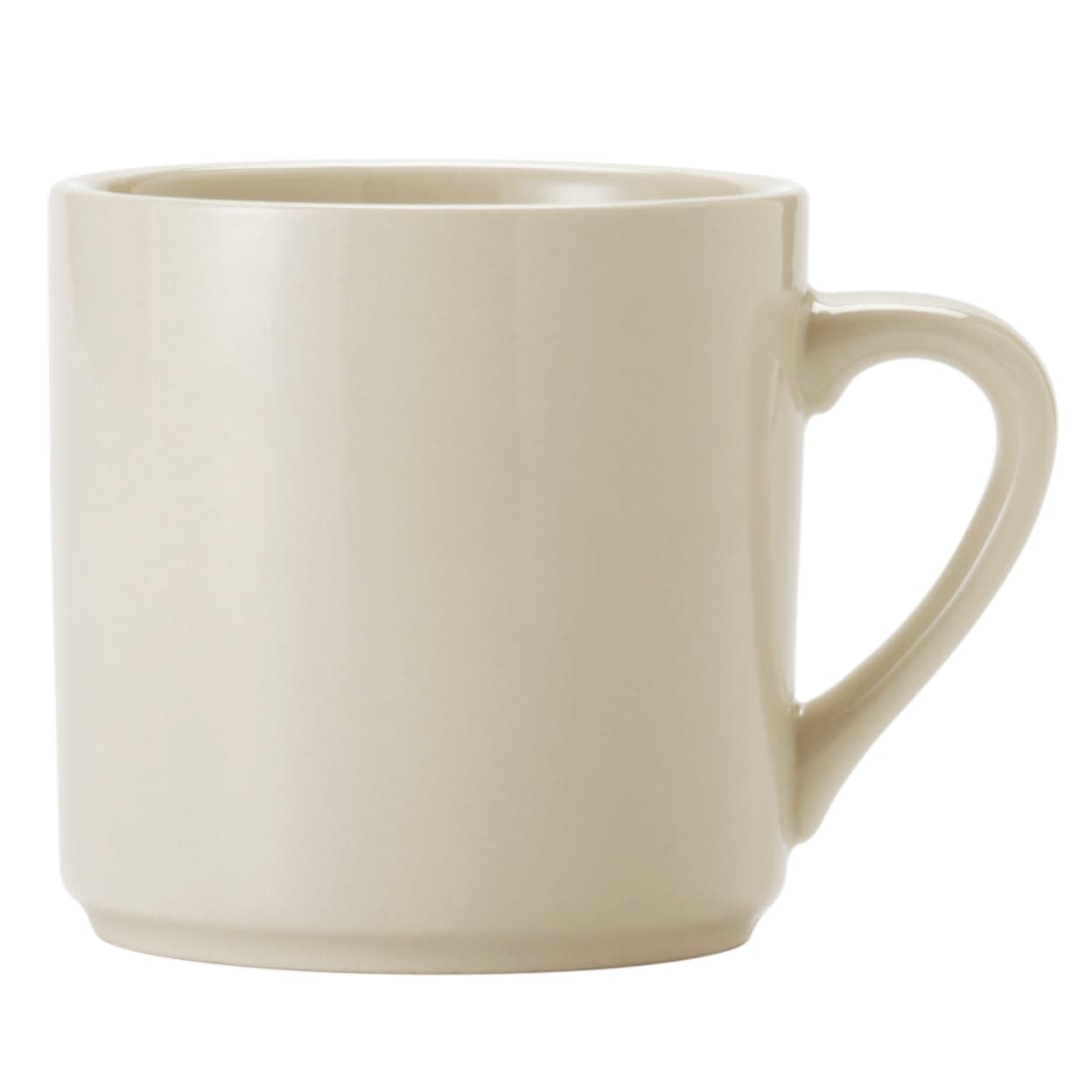 Porcelana 14 oz. Empire Mug, Cream White