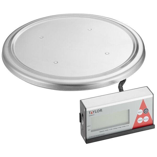 40 lb. Digital Stainless Steel Keg Scale with 16" Platform