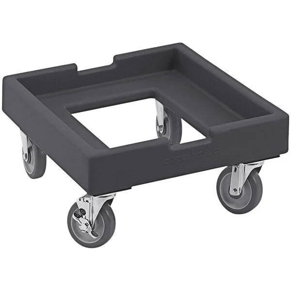 Camdolly®, 27-7/8"L x 19-7/8"W x 10-1/4"H, for pizza dough boxes, Charcoal Gray
