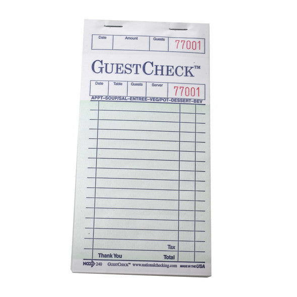 Captain's Guest Check 3 -Part